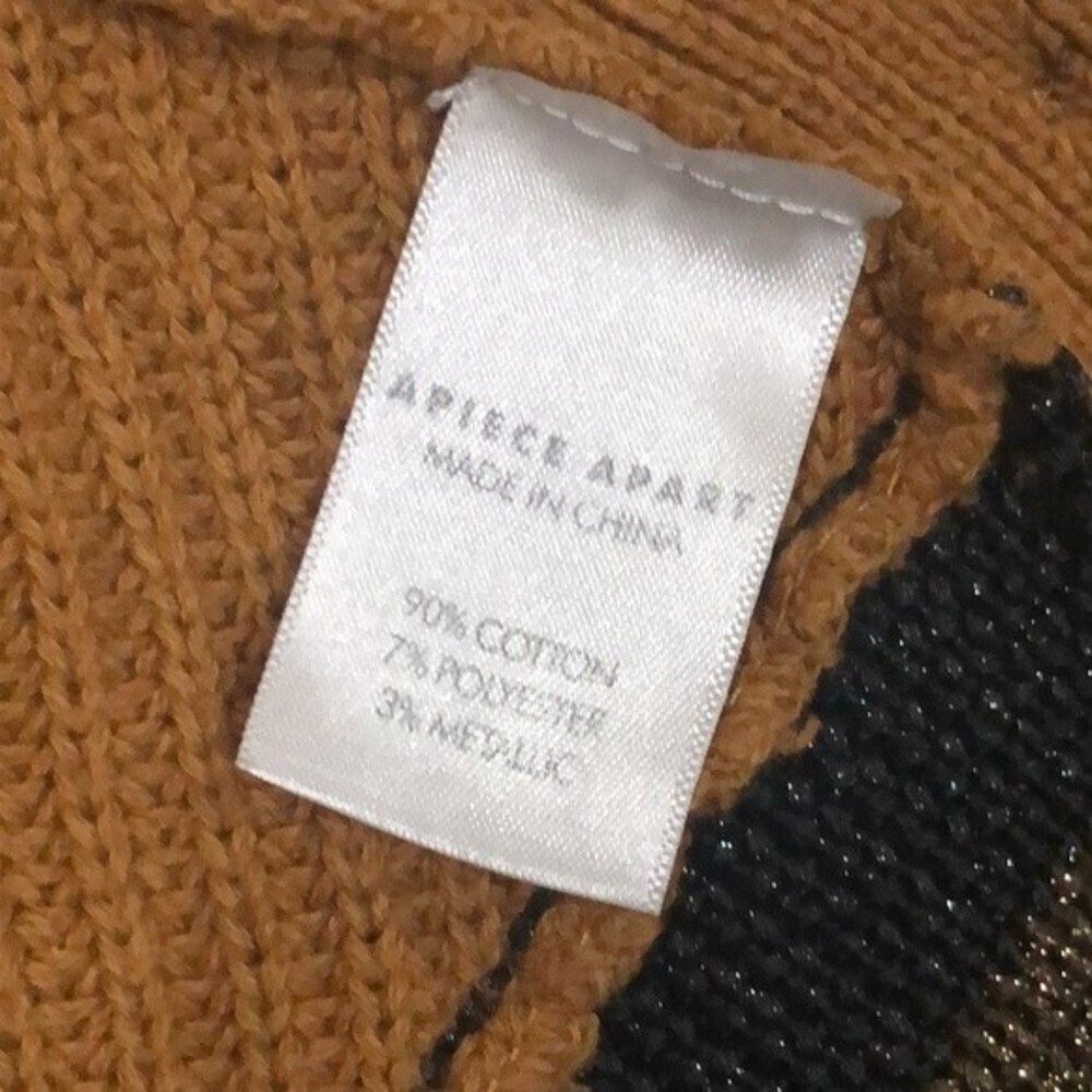 APIECE APART Almeria Button Hem Colorblock Sweater - Picture 10 of 12